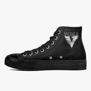 vda High-Top Canvas Shoes - Black