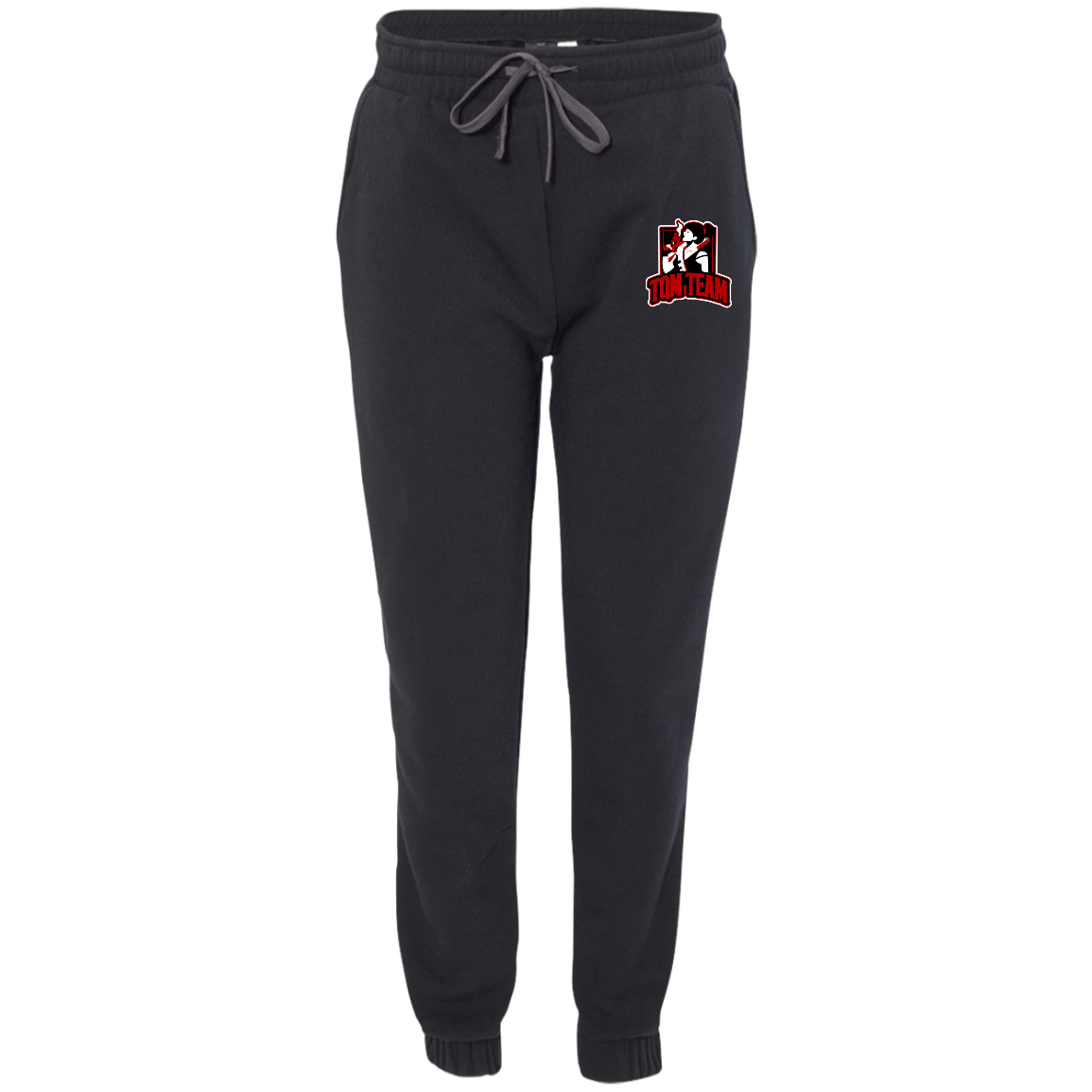 s-tqt EMBROIDERED FLEECE JOGGER PANTS