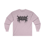 redm Death Metal Black Drip Long Sleeve Shirt