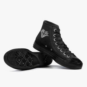 almr High-Top Canvas Shoes - Black