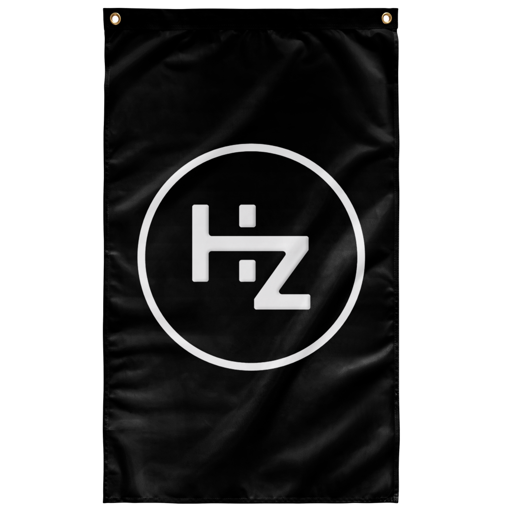 hzrd Large Wall Flag - Vertical