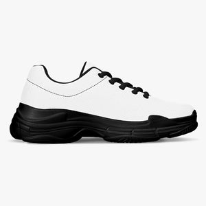 rom Womens Chunky Sneakers - White/Black