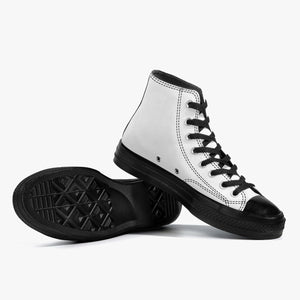 nin New High-Top Canvas Shoes - Black