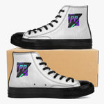 pnp High-Top Canvas Shoes - Black