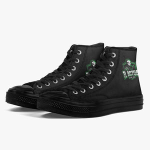tla New High-Top Canvas Shoes - Black