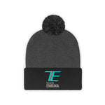 t-eng EMBROIDERED POM POM BEANIE