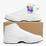 ithil High-Top Leather Basketball Sneakers - White