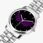mab Stainless Steel Quartz Watch (With Indicators)