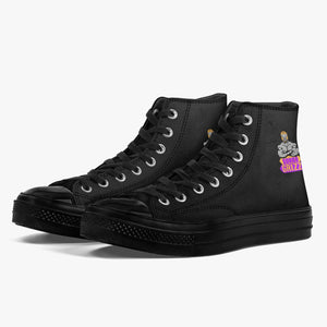 bg2 High-Top Canvas Shoes - Black