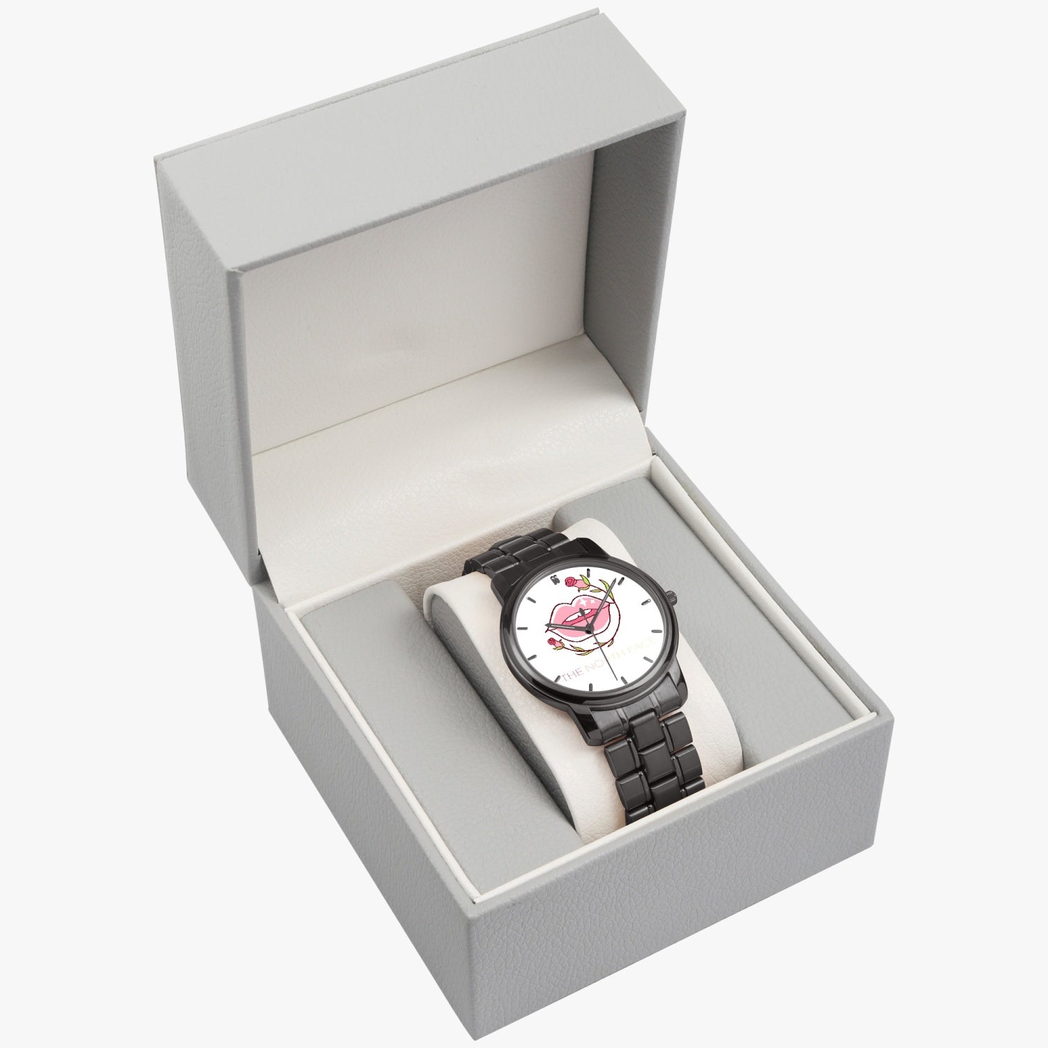 tnf Folding Clasp Type Stainless Steel Quartz Watch (With Indicators)