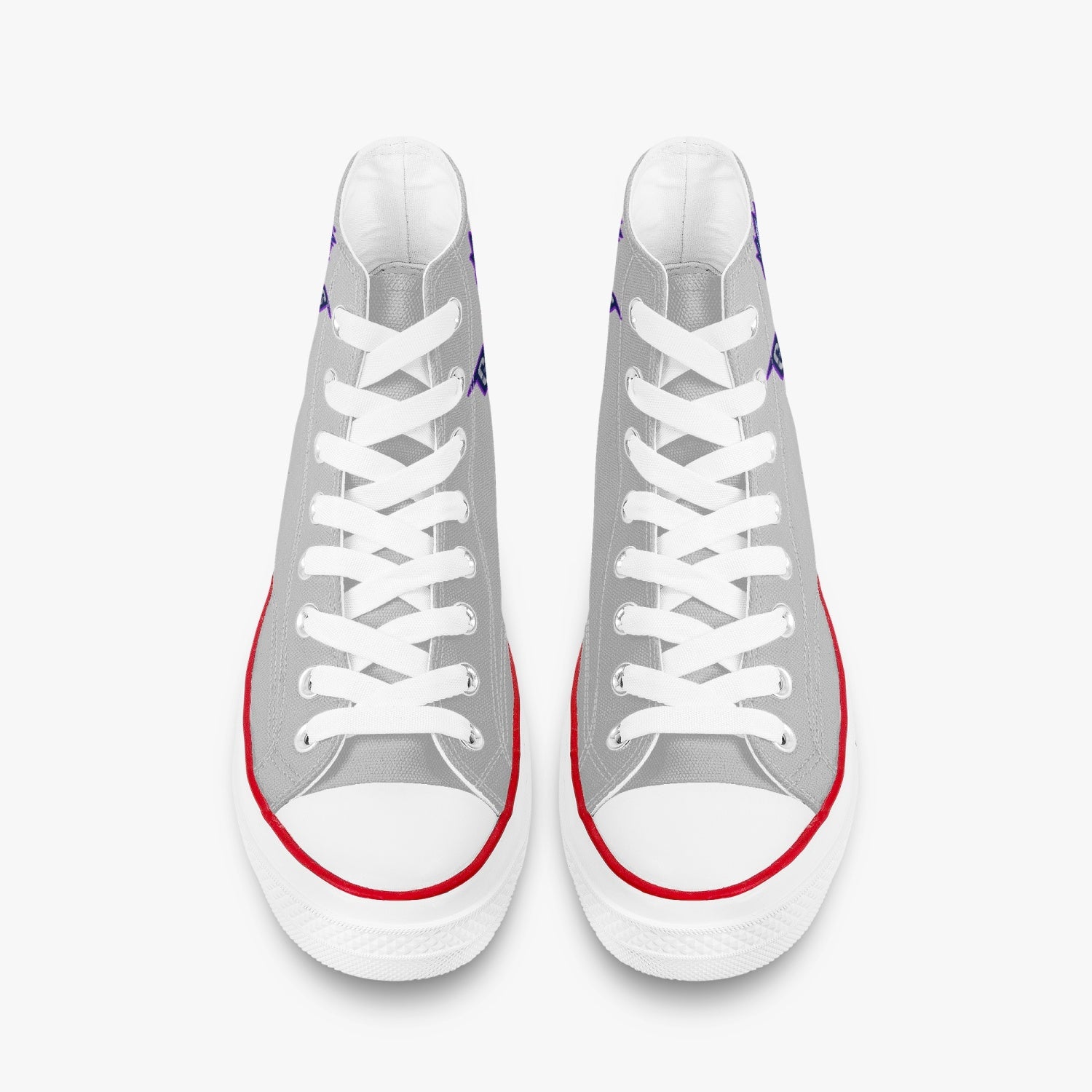 nm High-Top Canvas Shoes - White
