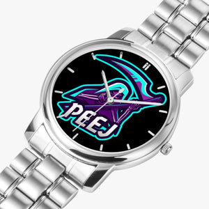 peej Stainless Steel Quartz Watch (With Indicators)