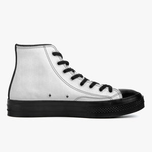 play High-Top Canvas Shoes - Black