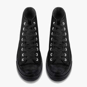 fv High-Top Canvas Shoes - Black