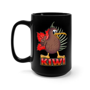 kiwi Black Mug 15oz