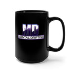 md Large Black Mug 15oz