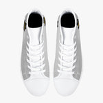 gf Classic High-Top Canvas Shoes - White/Black