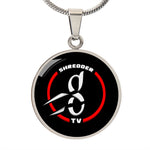 shred Engravable Circle Necklace
