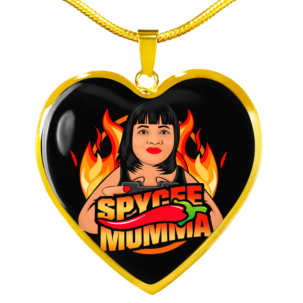 smom Engravable Heart Necklace