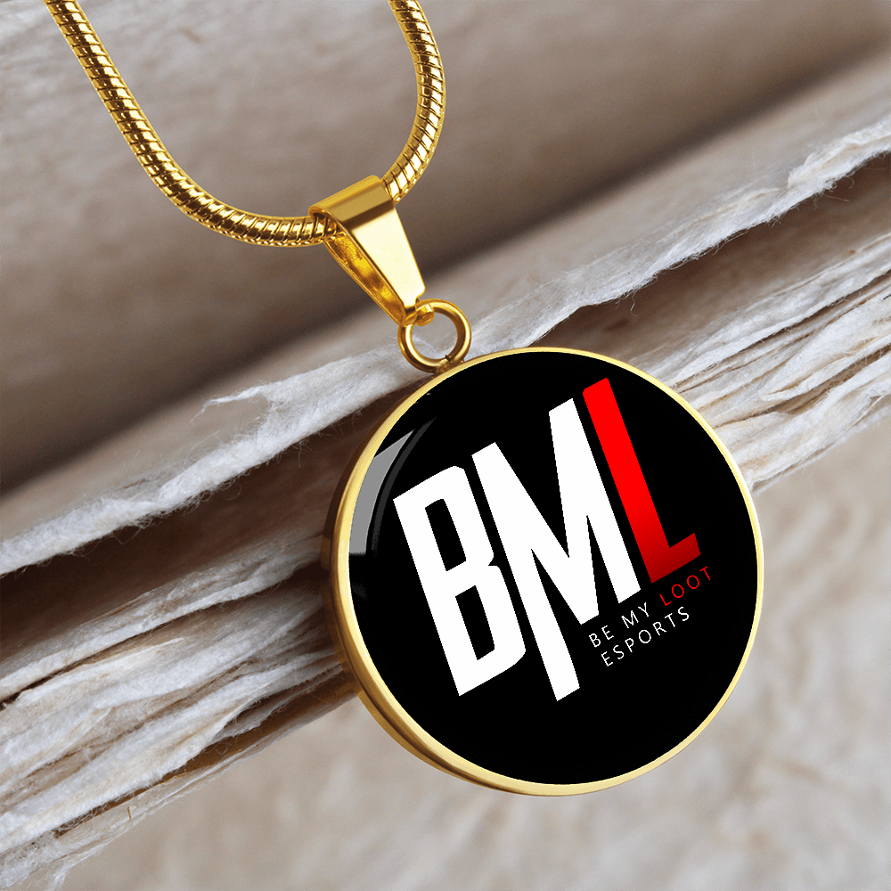 bml Engravable Circle Necklace