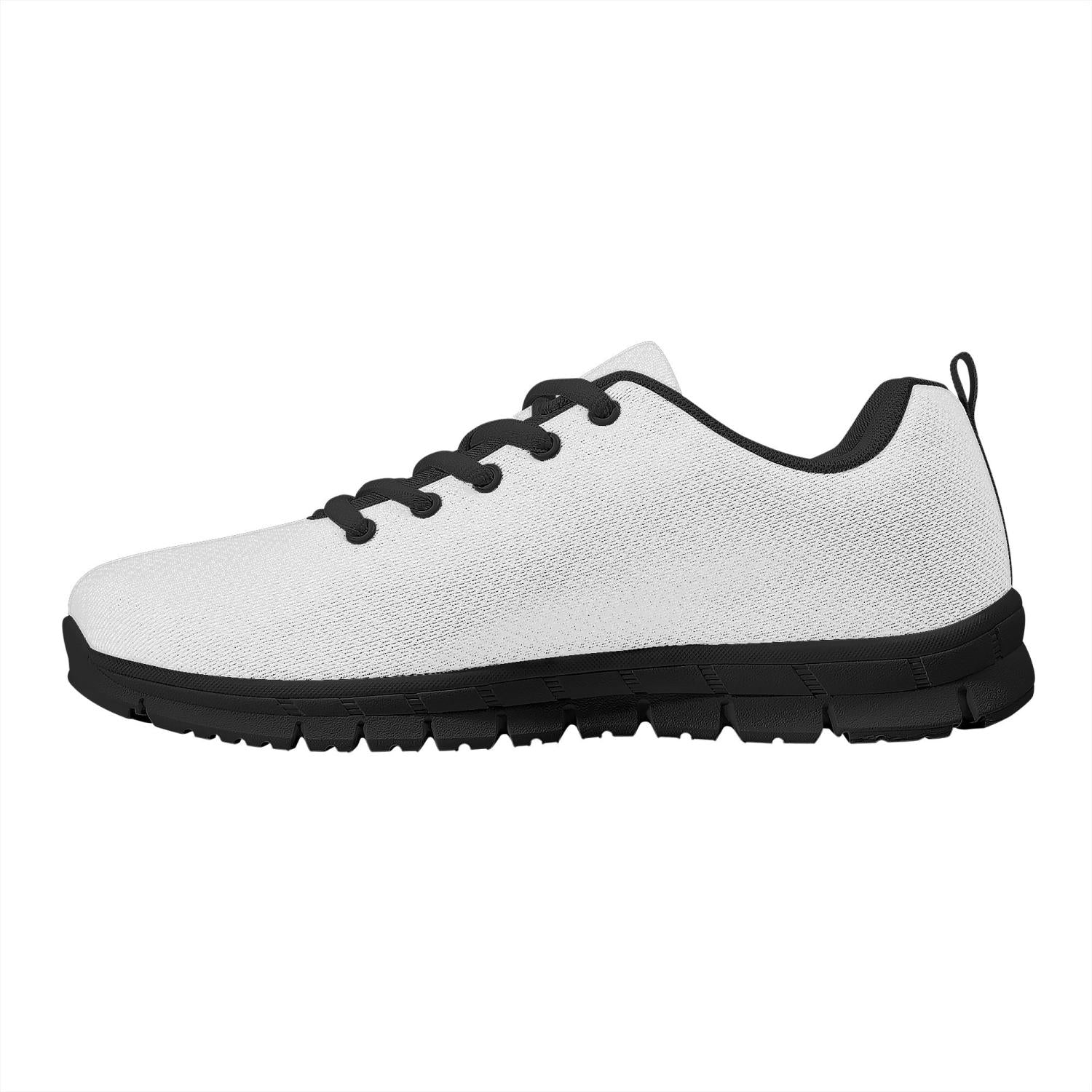177. Classic Lightweight Mesh Sneakers - White/Black