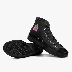 bg2 High-Top Canvas Shoes - Black