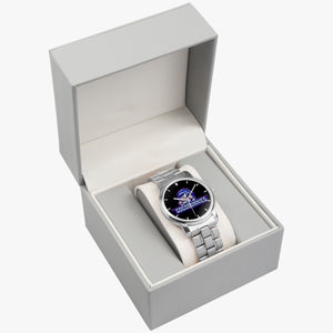 154. Folding Clasp Type Stainless Steel Quartz Watch (With Indicators)