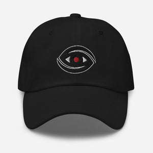 red Embroidered Dad hat