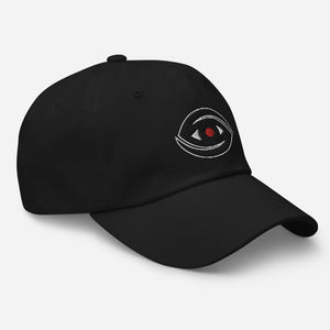 red Embroidered Dad hat