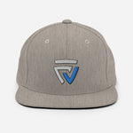 fv Embroidered Flat Brim Hat