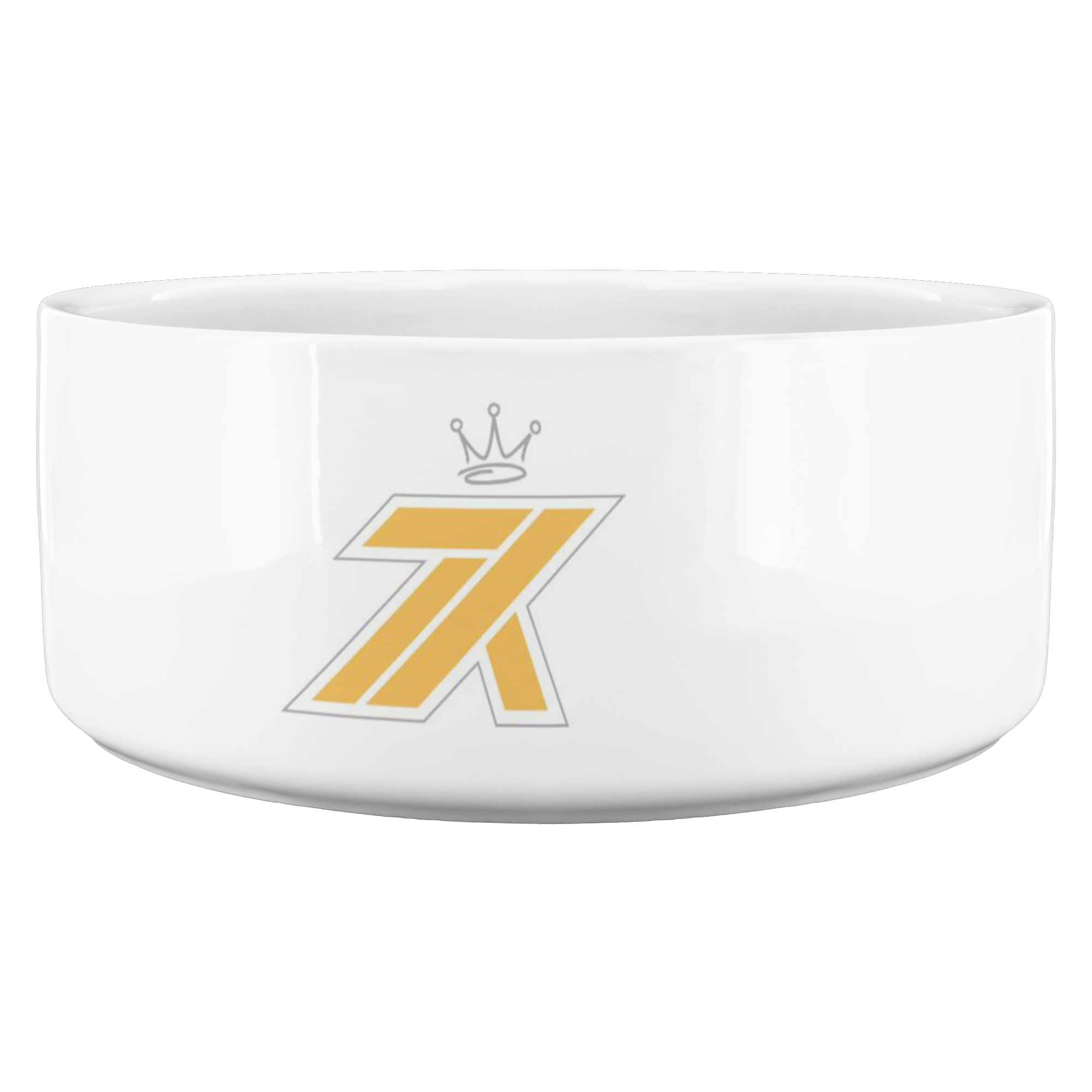 k7 White Ceramic Pet Bowl