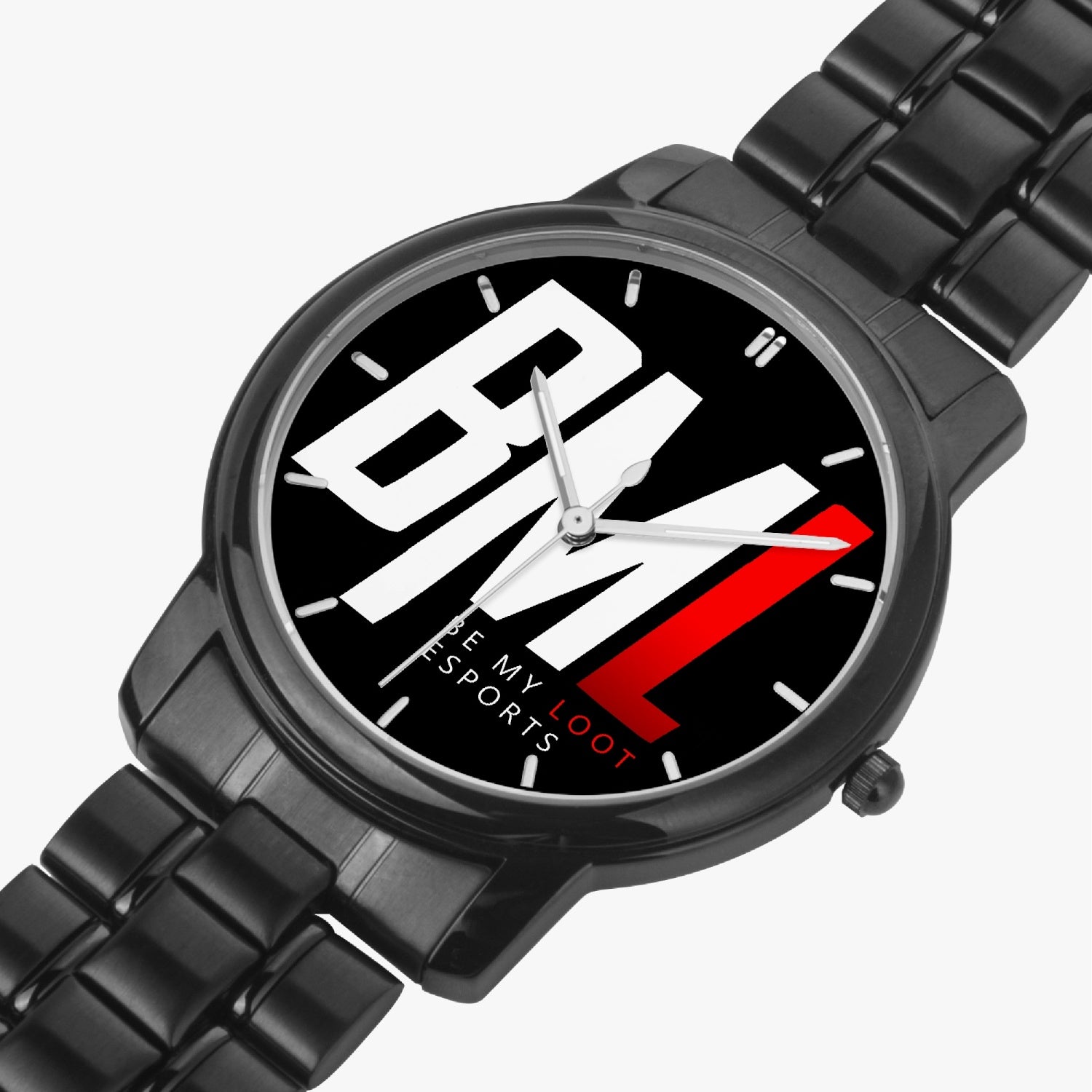 bml Stainless Steel Quartz Watch (With Indicators)