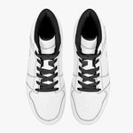 plp High-Top Leather Sneakers - White / Black
