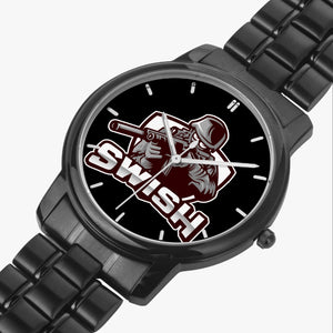 swi Stainless Steel Quartz Watch