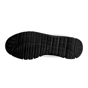 earc Classic Lightweight Mesh Sneakers - White/Black