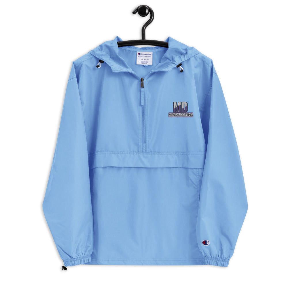 md Embroidered Champion Packable Jacket