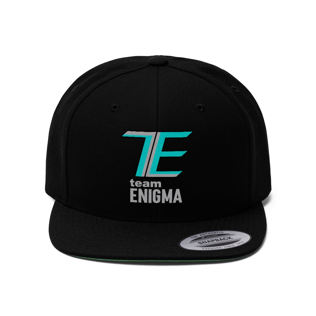 t-eng EMBROIDERED FLAT BRIM HAT