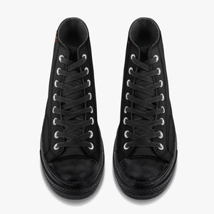nm High-Top Canvas Shoes - Black