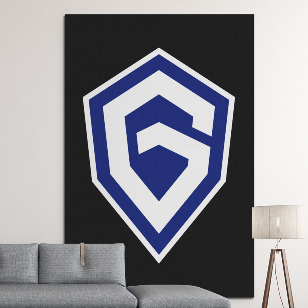 gln Large Wall Flag - Vertical