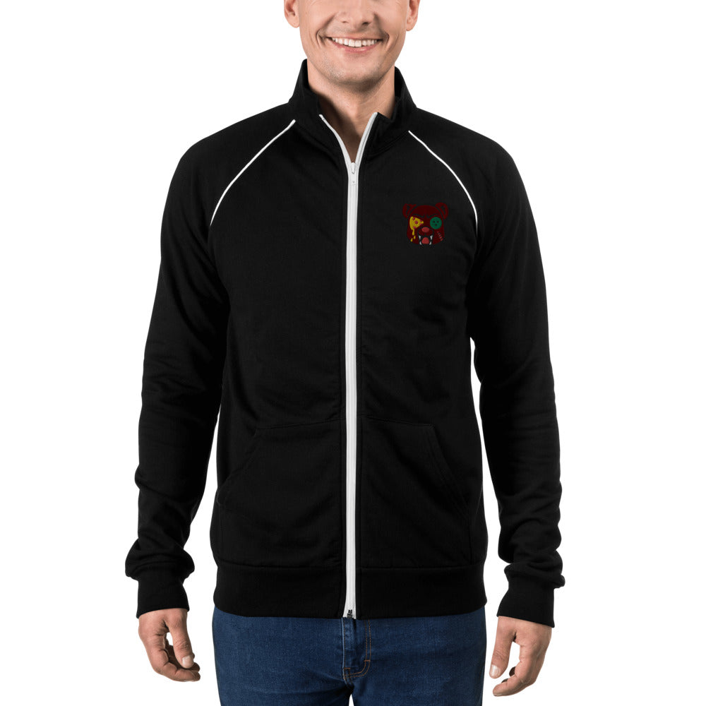 t-pb Embroidered Piped Fleece Jacket