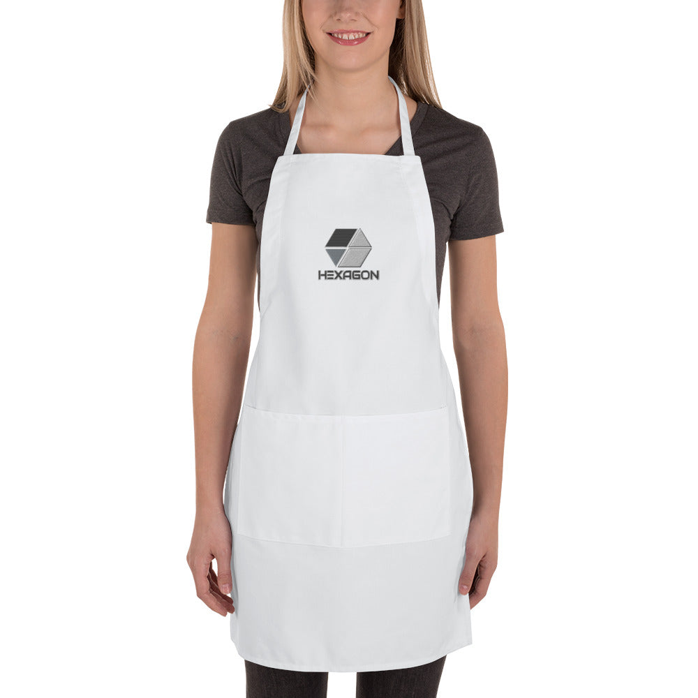 s-hex EMBROIDERED APRON