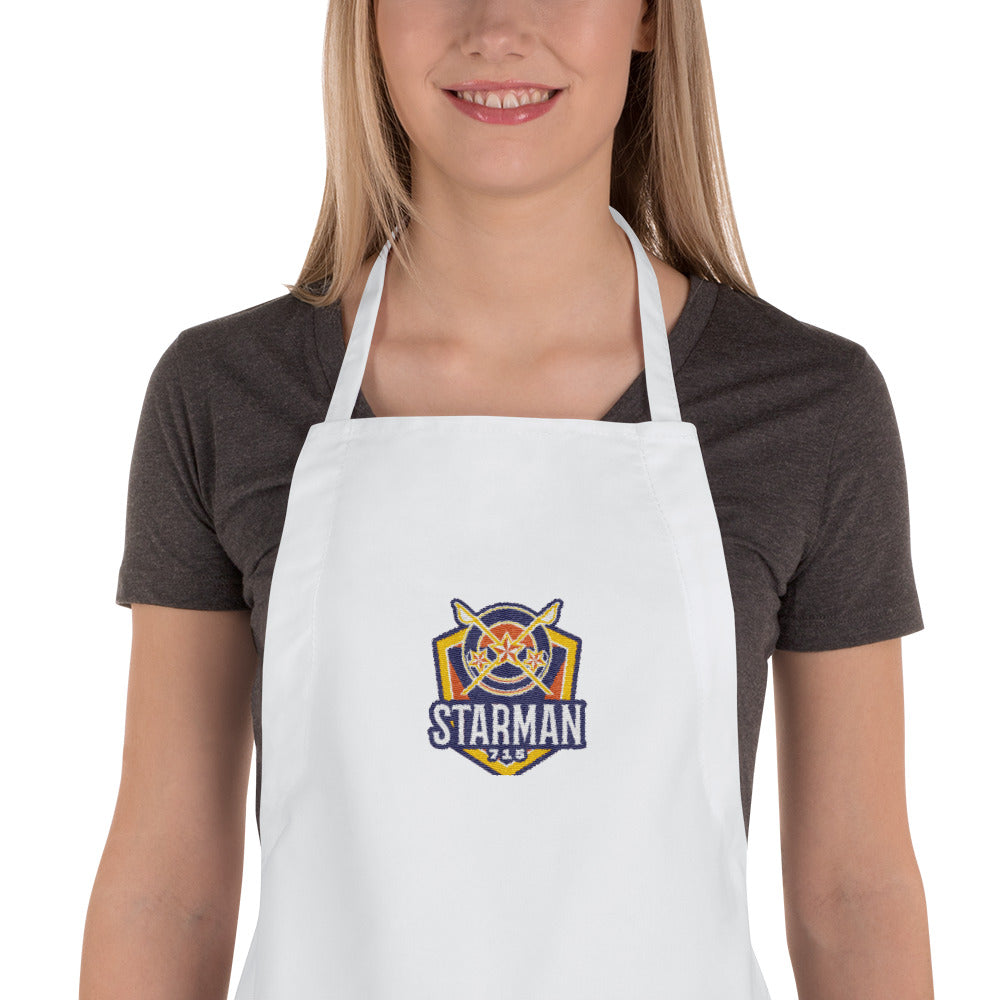 s-sm EMBROIDERED APRON