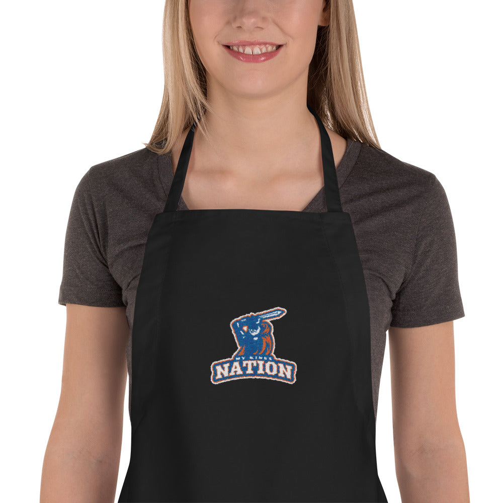 s-mkn EMBROIDERED APRON