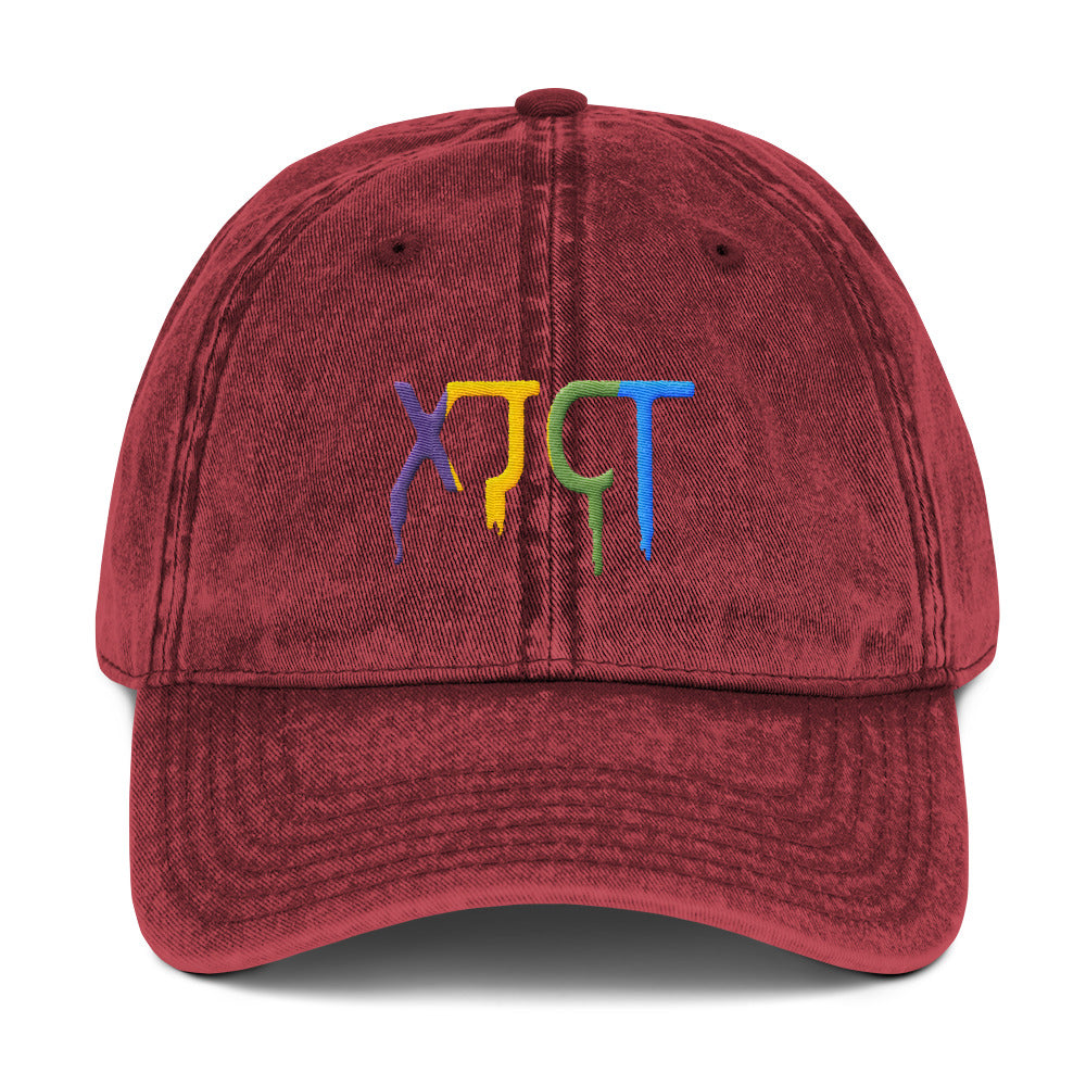 s-xj EMBROIDERED VINTAGE CAP