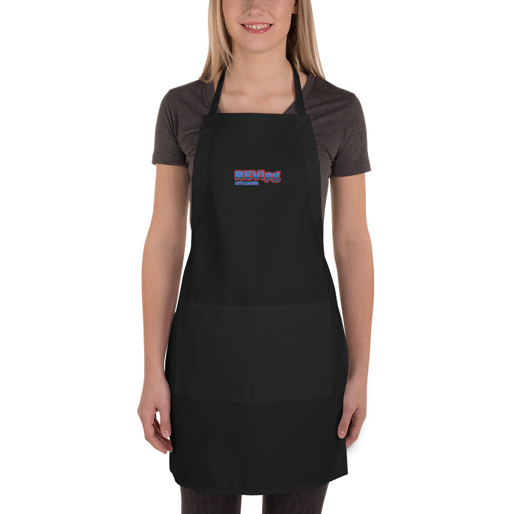 s-rev EMBROIDERED APRON
