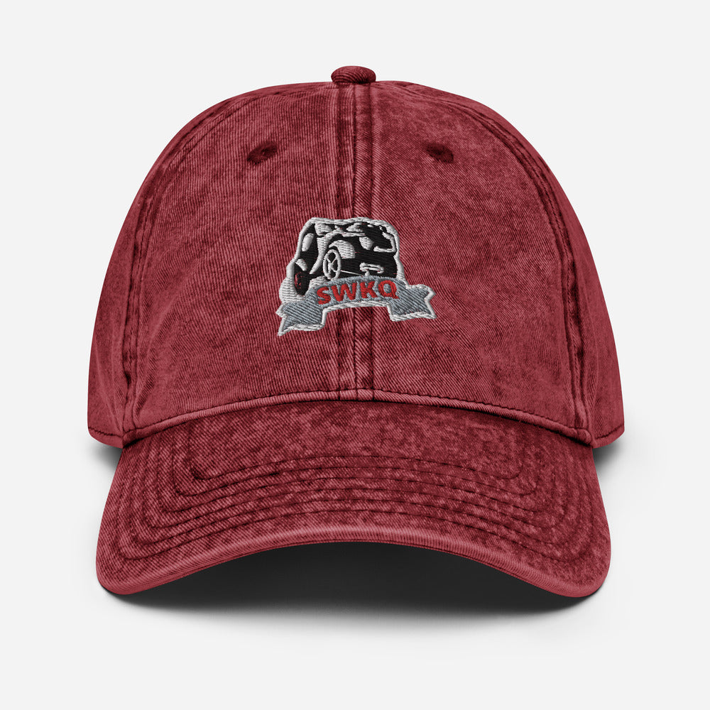 swkq Embroidered Vintage Cap