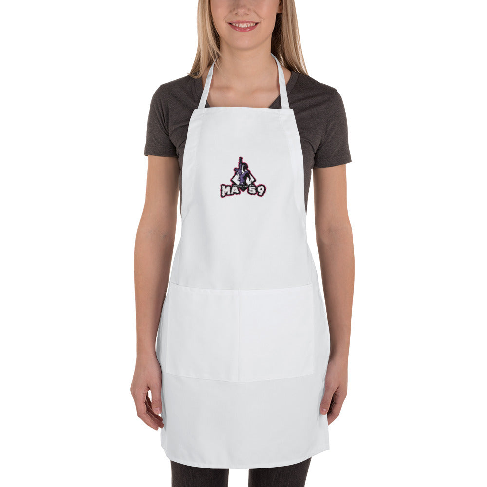 s-cgm EMBROIDERED APRON