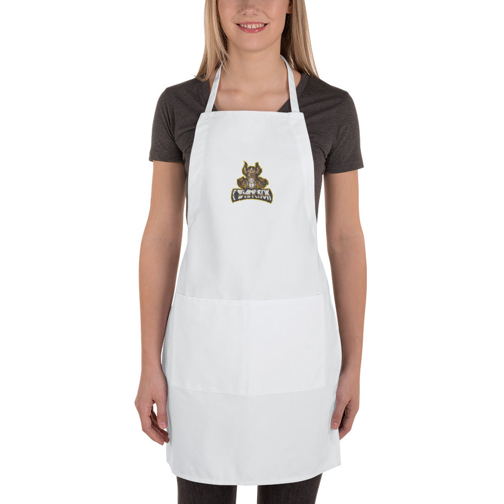 s-cy EMBROIDERED APRON