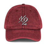 s-x2 EMBROIDERED VINTAGE CAP