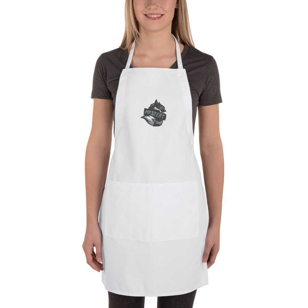 s-mys EMBROIDERED APRON